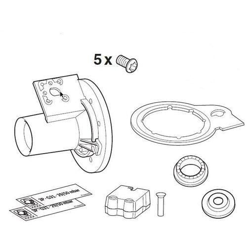 LPG Conversion Kit 3P 70 kW (1764)